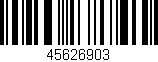 Código de barras (EAN, GTIN, SKU, ISBN): '45626903'