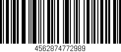 Código de barras (EAN, GTIN, SKU, ISBN): '4562874772989'