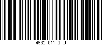 Código de barras (EAN, GTIN, SKU, ISBN): '4562_811_0_U'