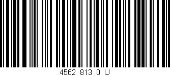 Código de barras (EAN, GTIN, SKU, ISBN): '4562_813_0_U'