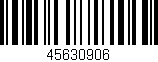 Código de barras (EAN, GTIN, SKU, ISBN): '45630906'