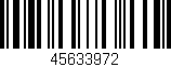 Código de barras (EAN, GTIN, SKU, ISBN): '45633972'