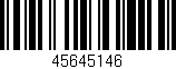 Código de barras (EAN, GTIN, SKU, ISBN): '45645146'