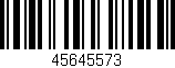 Código de barras (EAN, GTIN, SKU, ISBN): '45645573'