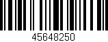Código de barras (EAN, GTIN, SKU, ISBN): '45648250'