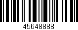 Código de barras (EAN, GTIN, SKU, ISBN): '45648888'