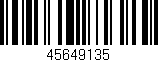 Código de barras (EAN, GTIN, SKU, ISBN): '45649135'