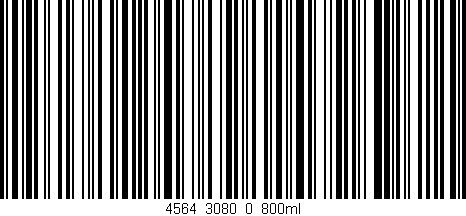 Código de barras (EAN, GTIN, SKU, ISBN): '4564_3080_0_800ml'