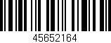 Código de barras (EAN, GTIN, SKU, ISBN): '45652164'
