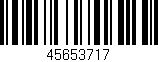 Código de barras (EAN, GTIN, SKU, ISBN): '45653717'
