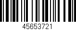 Código de barras (EAN, GTIN, SKU, ISBN): '45653721'