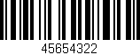 Código de barras (EAN, GTIN, SKU, ISBN): '45654322'