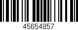 Código de barras (EAN, GTIN, SKU, ISBN): '45654857'