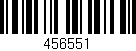 Código de barras (EAN, GTIN, SKU, ISBN): '456551'