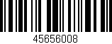 Código de barras (EAN, GTIN, SKU, ISBN): '45656008'