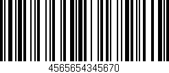 Código de barras (EAN, GTIN, SKU, ISBN): '4565654345670'
