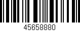 Código de barras (EAN, GTIN, SKU, ISBN): '45658880'