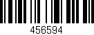 Código de barras (EAN, GTIN, SKU, ISBN): '456594'