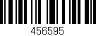 Código de barras (EAN, GTIN, SKU, ISBN): '456595'