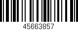 Código de barras (EAN, GTIN, SKU, ISBN): '45663857'
