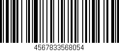 Código de barras (EAN, GTIN, SKU, ISBN): '4567833568054'