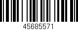 Código de barras (EAN, GTIN, SKU, ISBN): '45685571'