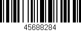 Código de barras (EAN, GTIN, SKU, ISBN): '45688284'