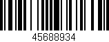 Código de barras (EAN, GTIN, SKU, ISBN): '45688934'