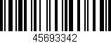 Código de barras (EAN, GTIN, SKU, ISBN): '45693342'
