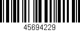 Código de barras (EAN, GTIN, SKU, ISBN): '45694229'