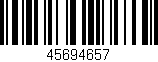 Código de barras (EAN, GTIN, SKU, ISBN): '45694657'