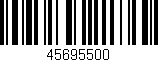 Código de barras (EAN, GTIN, SKU, ISBN): '45695500'