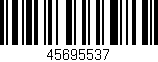 Código de barras (EAN, GTIN, SKU, ISBN): '45695537'