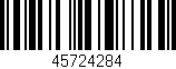 Código de barras (EAN, GTIN, SKU, ISBN): '45724284'