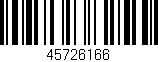 Código de barras (EAN, GTIN, SKU, ISBN): '45726166'