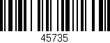 Código de barras (EAN, GTIN, SKU, ISBN): '45735'