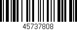 Código de barras (EAN, GTIN, SKU, ISBN): '45737808'