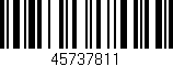 Código de barras (EAN, GTIN, SKU, ISBN): '45737811'