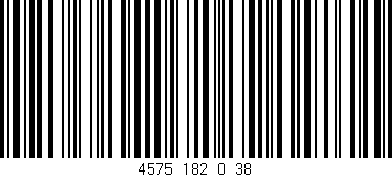 Código de barras (EAN, GTIN, SKU, ISBN): '4575_182_0_38'