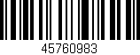 Código de barras (EAN, GTIN, SKU, ISBN): '45760983'