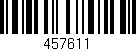 Código de barras (EAN, GTIN, SKU, ISBN): '457611'