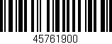 Código de barras (EAN, GTIN, SKU, ISBN): '45761900'