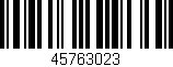 Código de barras (EAN, GTIN, SKU, ISBN): '45763023'