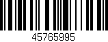 Código de barras (EAN, GTIN, SKU, ISBN): '45765995'