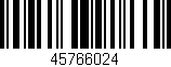 Código de barras (EAN, GTIN, SKU, ISBN): '45766024'