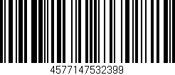 Código de barras (EAN, GTIN, SKU, ISBN): '4577147532399'