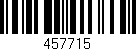 Código de barras (EAN, GTIN, SKU, ISBN): '457715'