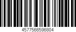 Código de barras (EAN, GTIN, SKU, ISBN): '4577566596804'