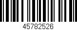 Código de barras (EAN, GTIN, SKU, ISBN): '45782526'
