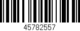 Código de barras (EAN, GTIN, SKU, ISBN): '45782557'